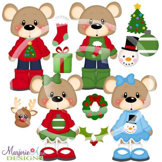 Franklin & Frannie Ugly Christmas Sweater SVG Cutting Files